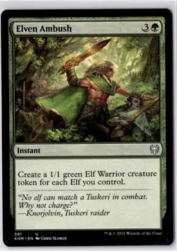 Elven Ambush Kaldheim Regular NM R 391 - Image 1
