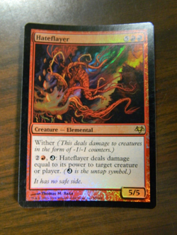 MTG Eventide Foil Rare Hateflayer Excellent - NM Cond - Image 1