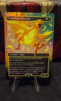 Traveling Chocobo (Borderless) (Neon Ink Yellow) Final Fantasy Foil - Image 5