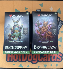 MTG Bloomburrow Commander Deck Lot - Squirreled Away + Peace Offering - SEALED - Image 1