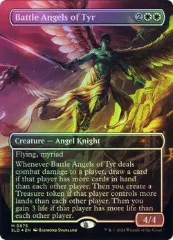 Magic The Gathering MTG BATTLE ANGELS OF TYR FOIL Secret Lair LP Lightly Played - Image 1