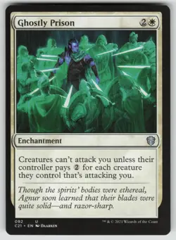 MTG Ghostly Prison Normal Commander 2021 # 92 NM - Image 1