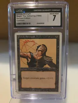 1994 Magic The Gathering Revised Edition Unholy Strength - Image 1