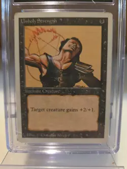 1994 Magic The Gathering Revised Edition Unholy Strength - Image 2