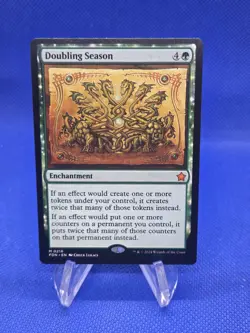 Magic the Gathering Foundations Doubling Season 0216 Regular Mythic NM - Image 1