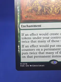 Magic the Gathering Foundations Doubling Season 0216 Regular Mythic NM - Image 5