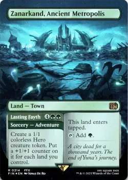 Zanarkand, Ancient Metropolis FOIL BORDERLESS Final Fantasy Magic MTG NM - Image 1