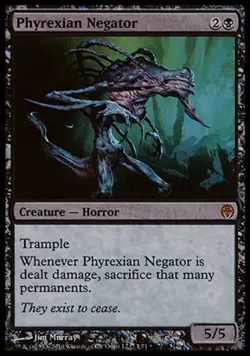 1x Phyrexian Negator - Foil Light Play, English Duel Decks: Phyrexia vs the Coal - Image 1