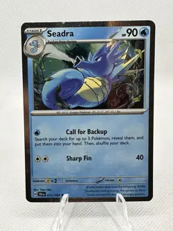Seadra 011/064 Shrouded Fable Kingdra ex Galaxy Holo Promo Pokemon English - Image 1