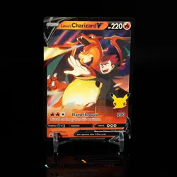 NM 💎 Lance's Charizard V Pokemon Celebrations SWSH133 Black Star Promo - Image 1