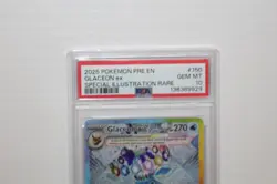 2025 Pokemon Glaceon EX Prismatic Evolutions SIR Rare #150/131 PSA 10 Gem Mint - Image 3