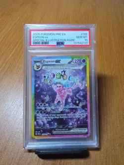 2025 POKEMON PRE EN-PRISMATIC EVOLUTIONS #155 ESPEON EX PSA 10 - Image 2