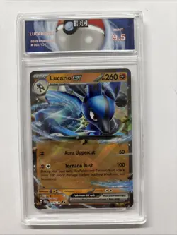 2025 Pokemon Lucario Ex #51 HGC 9.5 (sb1) - Image 1