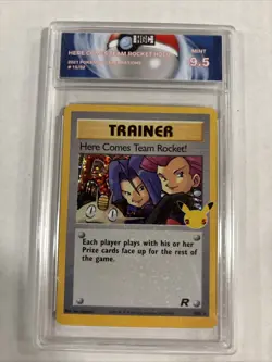 2021 Pokemon Here Comes Team Rocket Celebrations Holo #15 HGC 9.5 (sb3) - Image 1