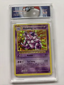2016 Pokemon Nidoking Holo #45 HGC 8.5 (sb2) - Image 1