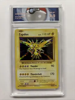 2016 Pokemon Zapdos Holo #42 HGC 8.5 (sb2) - Image 1