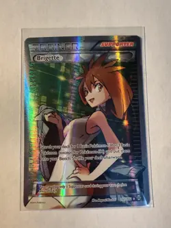 Trainer Bridgette Full Art Foil XY Breakthrough Pokemon Tcg - Image 1