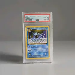 1999 Pokemon Fossil 35 Golduck 1st Edition English PSA 10 Gem Mint - Image 1