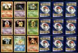 Pokemon Master Sets 100% Complete Base Set 102/102 Jungle 64/64 Fossil 62/62 - Image 5