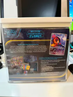 Phantasmal Flames Pokemon Center Exclusive Elite Trainer Box - New w/ Case - Image 2