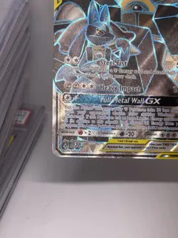 Pokemon TCG Unbroken Bonds 2019 Tag Team Lucario & Melmetal GX 203/214 SM DMG - Image 3