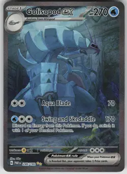 Pokemon TCG Golisopod ex Special Illustration Rare SV04: Paradox Rift 246/182 - Image 1