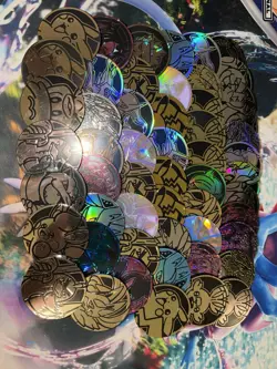 Lot of Official Pokemon TCG Coins (listing For Embercards) - Image 1