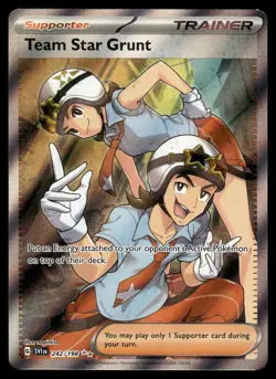 Pokemon TCG SV01: Scarlet & Violet Base Set #242/198 Team Star Grunt Holo NM - Image 1