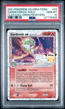 2021 POKEMON CELEBRATIONS CLASSIC COLL #93 GARDEVOIR EX-HOLO PSA 10 - Image 1