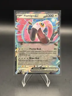 Flamingo ex 160/191 Holo Double Rare Pokemon TCG Surging Sparks NM - Image 1