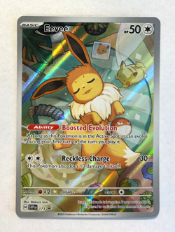 Pokemon Prismatic Evolutions - EEVEE - BLACK STAR PROMO - SVP 173 - NM - Image 1