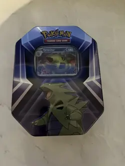 Lot of 3 Pokemon Triple Whammy Tins Tyranitar Slaking Darkrai Brand New Sealed - Image 2