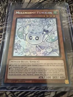 Yu-Gi-Oh! TCG Mulcharmy Fuwalos MP25-EN102 Secret Rare 1st Edition NM Condition - Image 1