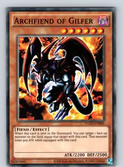 Archfiend of Gilfer Common Unlimited YGLD-ENB05 NM - Image 1