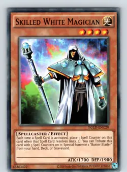 Skilled White Magician Common Unlimited YGLD-ENC20 NM - Image 1