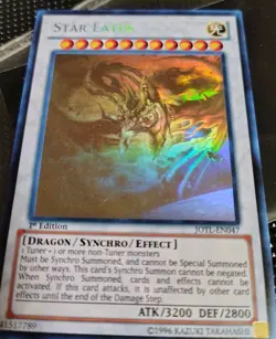 Yugioh Star Eater JOTL-EN047 Ghost Rare VLP NM - Image 2