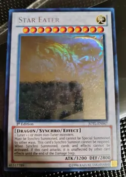 Yugioh Star Eater JOTL-EN047 Ghost Rare VLP NM - Image 3