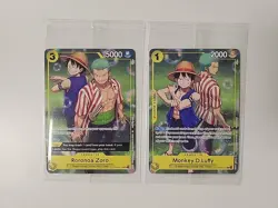 One Piece TCG - Zoro & Luffy [Learn Together Deck Set - Set Sail Event] Sealed!! - Image 1
