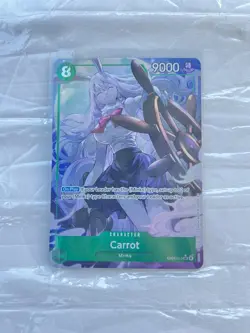 One Piece TCG The Azure Sea’s Seven OP14 Carrot EB04-013 Alt Art English In Hand - Image 1