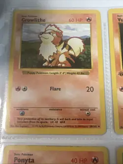 Pokemon TCG Base Set 9 card lot. Commons. Cards shown will be the ones you get - Image 2