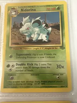 Pokemon TCG Base Set 9 card lot. Commons. Cards shown will be the ones you get - Image 5