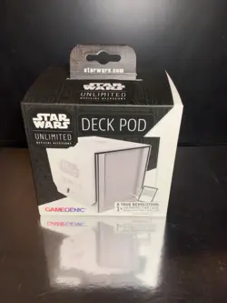 Gamegenic Star Wars: Unlimited Deck Pod - White (60+ cards) - Image 1