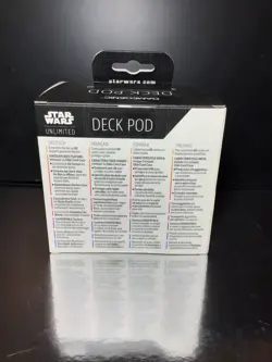 Gamegenic Star Wars: Unlimited Deck Pod - White (60+ cards) - Image 3