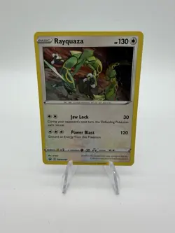 Pokemon Card Rayquaza SWSH029 SWSH Black Star Promo Holo Rare Near Mint - Image 1