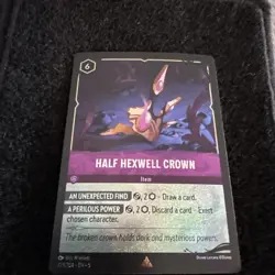 Disney Lorcana Half Hexwell Crown Foil Card 223/204 Illumineer's Quest En 5 - Image 2