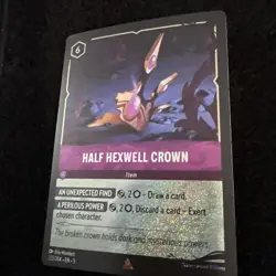 Disney Lorcana Half Hexwell Crown Foil Card 223/204 Illumineer's Quest En 5 - Image 3