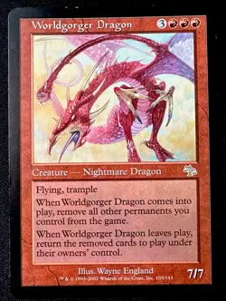 Worldgorger Dragon Judgment LP Lightly Played Magic The Gathering MTG Card - Image 1