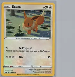 Eevee | SWSH190 Promo | SWSH: Sword & Shield Promo Cards W/Swirl | LP - Image 1