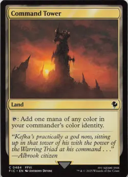 Command Tower (0484) C Commander: FINAL FANTASY 484 NM MTG - Image 1