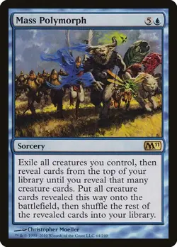 Mass Polymorph (M11) Magic 2011 - MTG - LP - Image 1